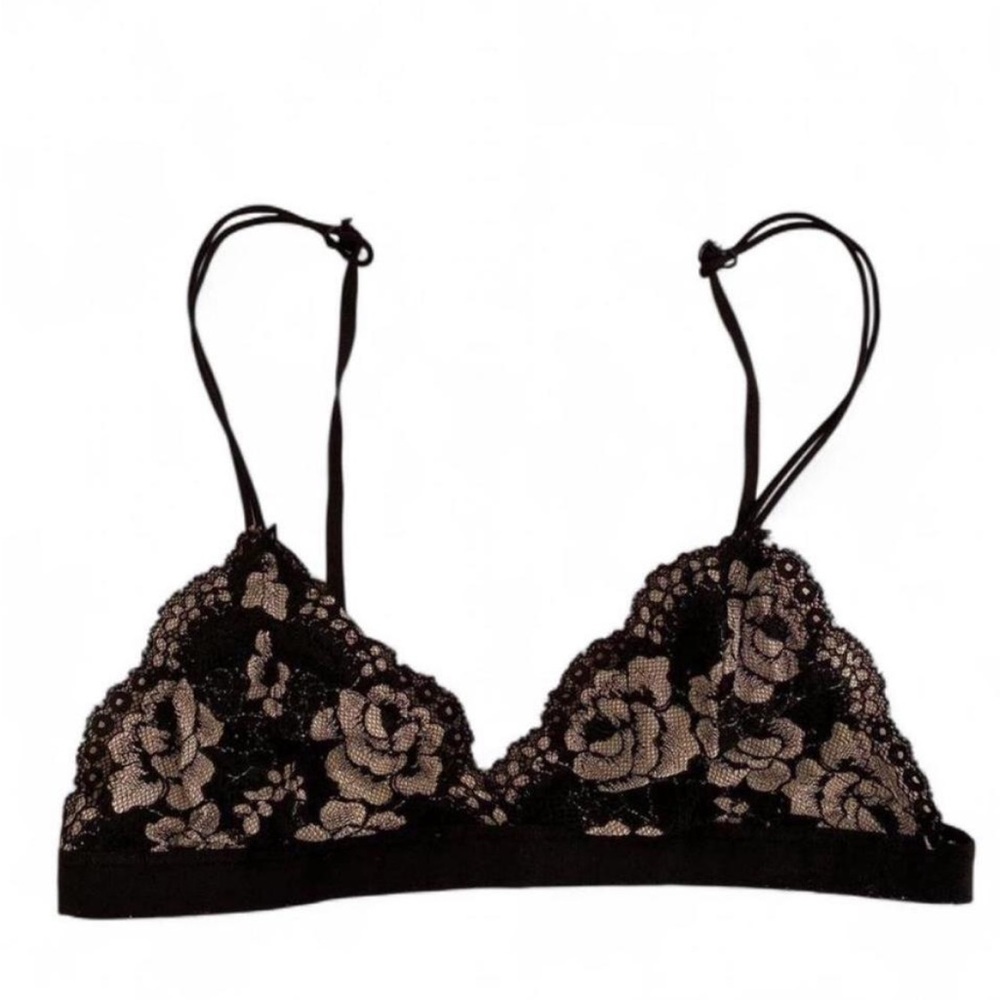 Rose lace bralette